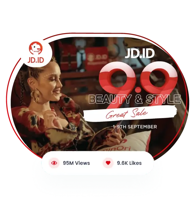 Cinta Laura for JD.ID